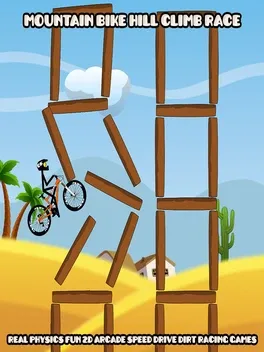 Mountain Bike Hill Climb Race: Real 2D Arcade Dirt Racing Games